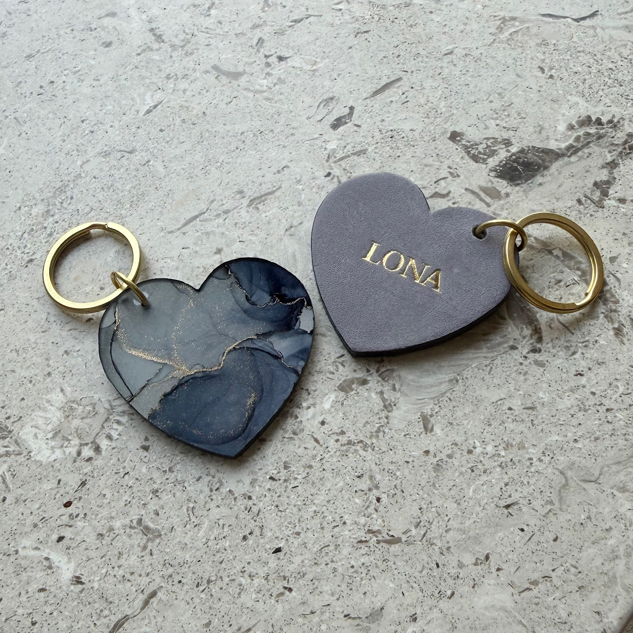 Leather charm